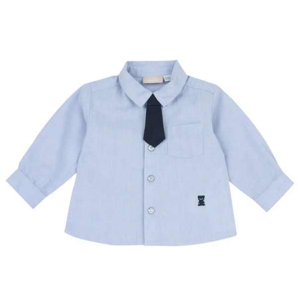 Camicia azzurra con cravatta - chicco - Chicco