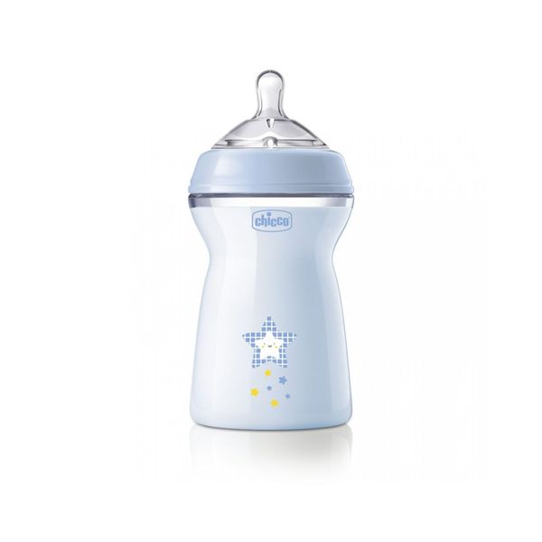 Biberon naturalfeeling bimbo, 6m+, 330 ml, flusso veloce - chicco - Chicco