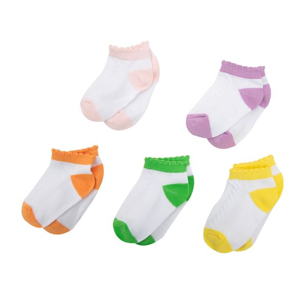Set 5 paia di calze corte bimba multicolor - Mawi
