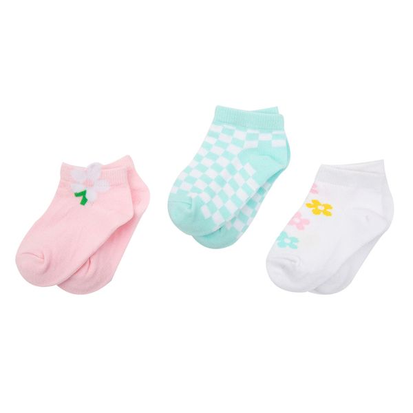 Set 3 paia di calze corte bimba multicolor - Mawi