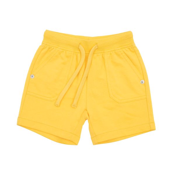 Short morbido bimbo giallo con tasche - Mawi