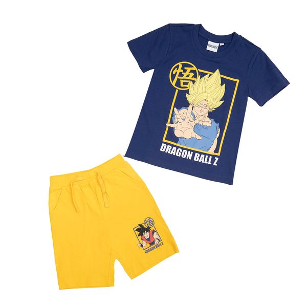 Set 2 pezzi t-shirt + short bimbo dragon ball - DRAGON BALL