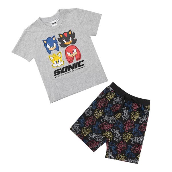 Set 2 pezzi t-shirt + short bimbo sonic - Sega Sonic