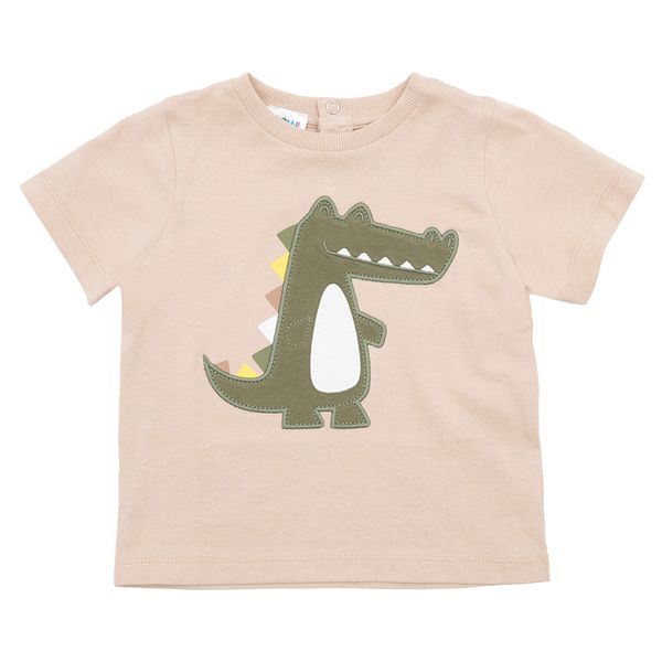 T-shirt jersey bimbo beige coccodrillo - Mawi