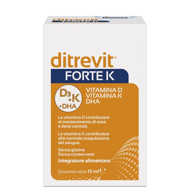 Integratore alimentare ditrevit forte k 15ml - humana - Humana