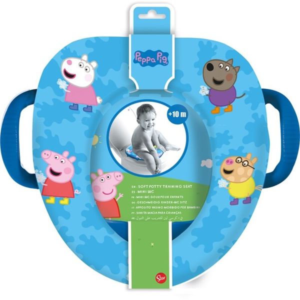 Riduttore  wc morbido con maniglia -  peppa pig - Peppa pig