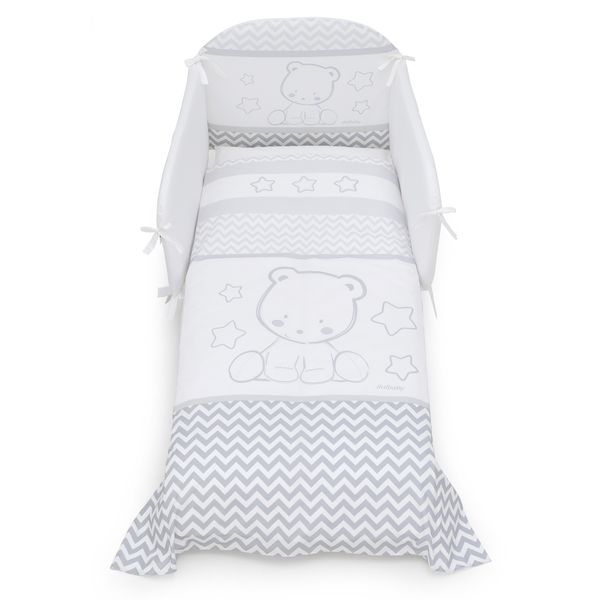 Completo piumone 4 pezzi popstar grey - italbaby - Italbaby