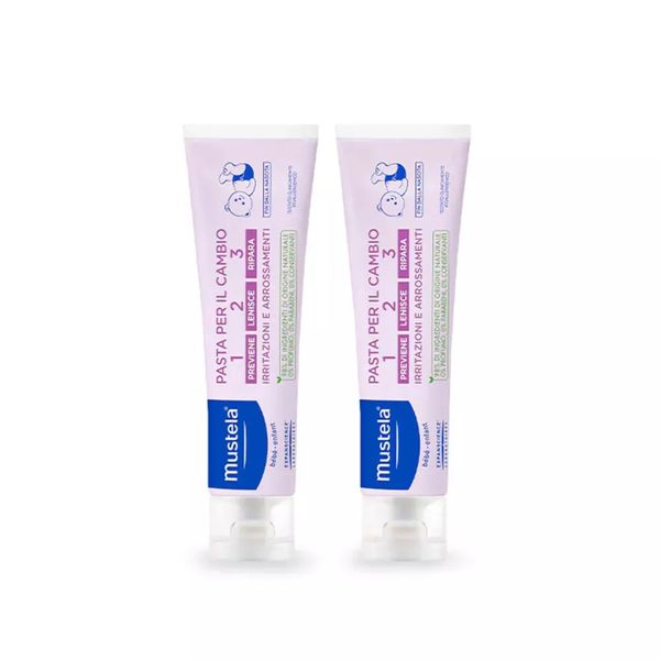 Bipack pasta cambio 150ml x2 - mustela - Mustela