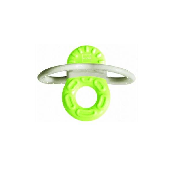 Mam bite & relax fase 1 mini dentaruolo, massaggia gengive neonati 2+ mesi, con sterilizzatore portatile per microonde, neutro - Mam
