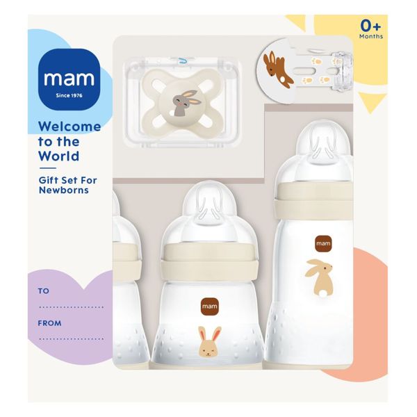 Welcome to the world confezione regalo beige - mam - Mam