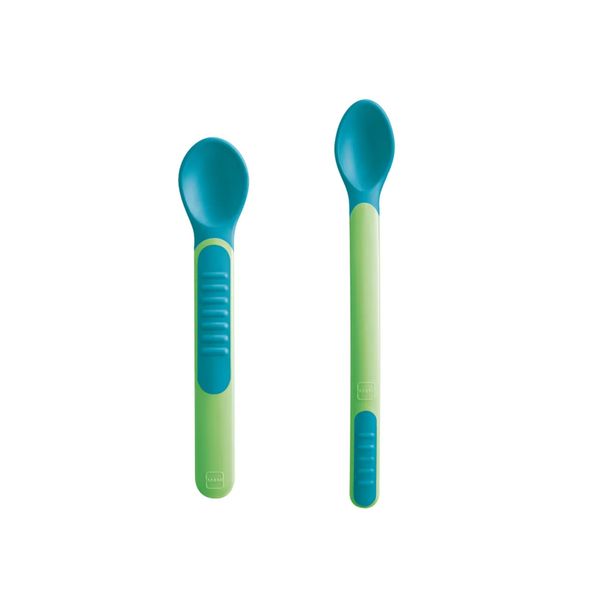 Set da due cucchiai heat sensitive & cover, neutro - mam - Mam