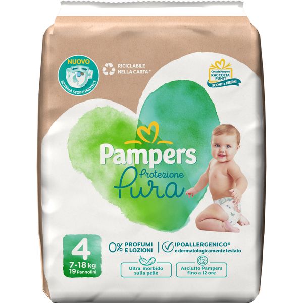 Pampers protezione pura maxi x19 pezzi - Pampers