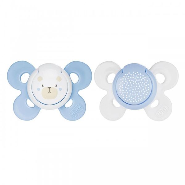 Succhietto comfort bimbo silicone 2-6m 2 pezzi - chicco - Chicco