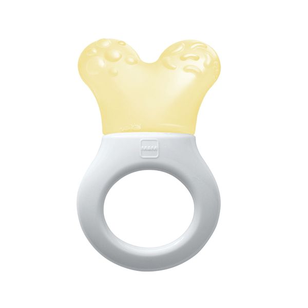Mam mini cooler & clip dentaruolo, massaggia gengive neonati 2+ mesi rinfrescante e lenitivo, neonato accessori utili facili da afferrare, neutro - Mam