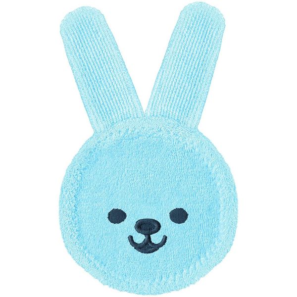 Mam oral care rabbit, massaggia gengive neonati 0+ mesi in microfibra, neonato accessori utili per pulizia della cavità orale, azzurro - Mam