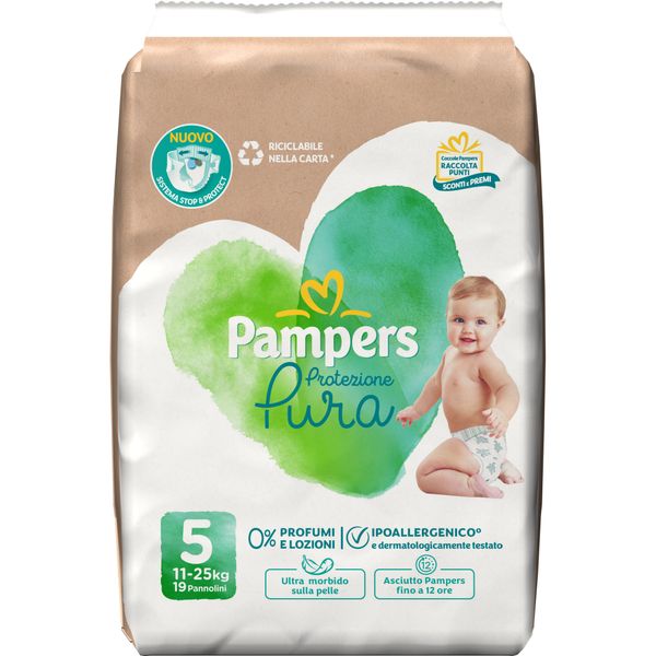 Pampers protezione pura junior x19 pezzi - Pampers
