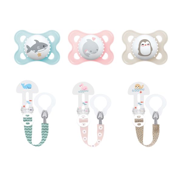 Combi pack succhietto original 2-6 mesi + clip it! colori assortiti - mam - Mam