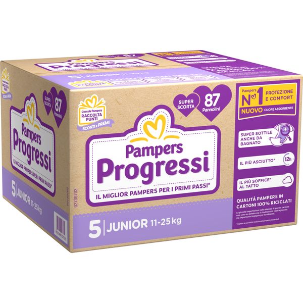(c) megapack progressi junior x87 - Pampers