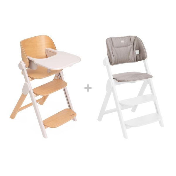 Sedia evolutiva fossil + cuscino per sedia evolutiva meraviglia - chicco - 