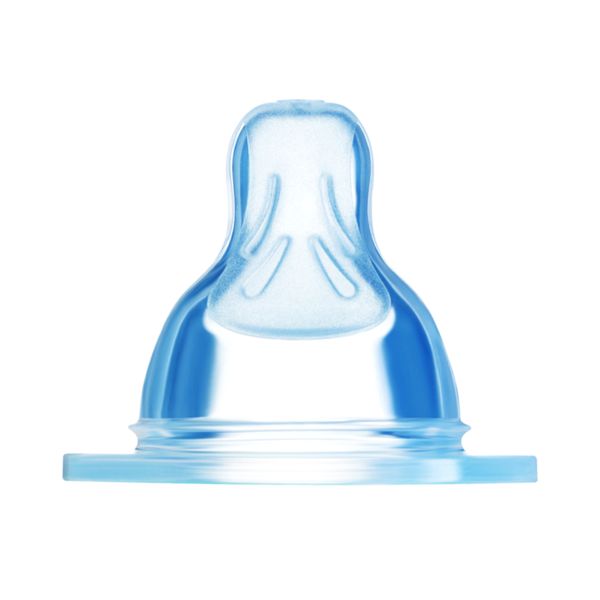 Mam tettarella misura 2 (set da 2), tettarella mam piatta e simmetrica in morbido silicone skinsoft, 2+ mesi - Mam