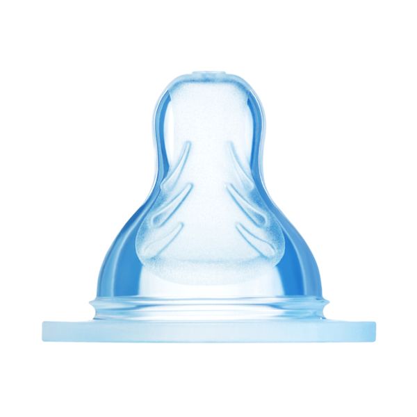 Mam tettarella misura x (set da 2), tettarella mam piatta e simmetrica in morbido silicone skinsoft per liquidi densi e pappe, 6+ mesi - Mam