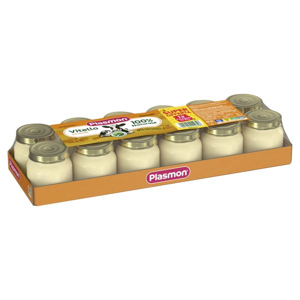 Omogeneizzato carne con vitello e cereal 12x80g - plasmon - Plasmon