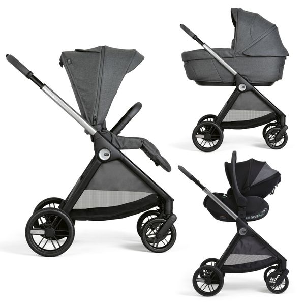 Trio bellagio 2 gran comfort first seat recline -  black satin - chicco - Chicco