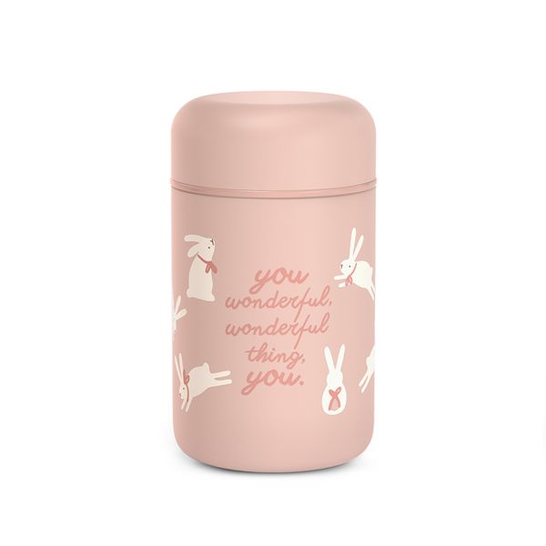 Wonderland portapappa termico 400ml rosa - suavinex - Suavinex
