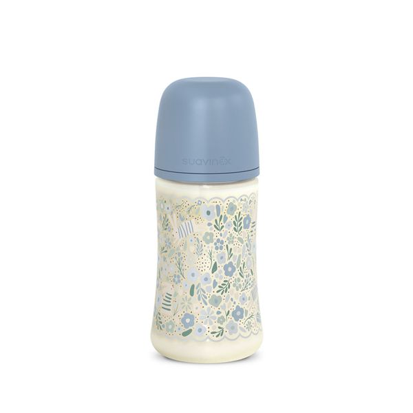 Wonderland biberon poliammide silicone 360ml azzurro - suavinex - Suavinex