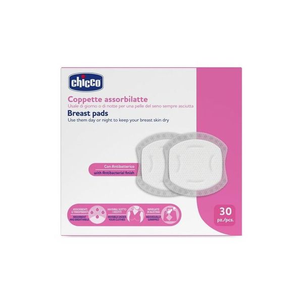 Coppette assorbilatte 30 pezzi - chicco - Chicco