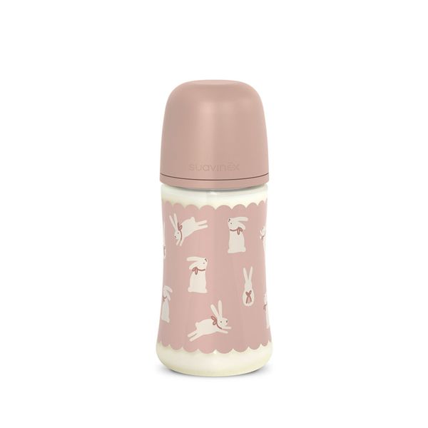 Wonderland biberon poliammide silicone 270ml rosa - suavinex - Suavinex