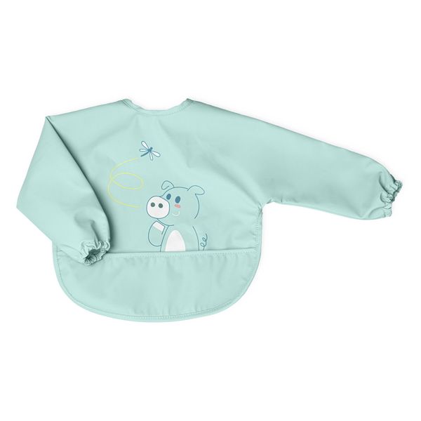 Bavaglina con maniche azzurro 6m+ - chicco - Chicco