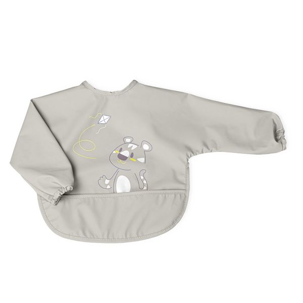 Bavaglina con maniche grigio 6m+ - chicco - Chicco