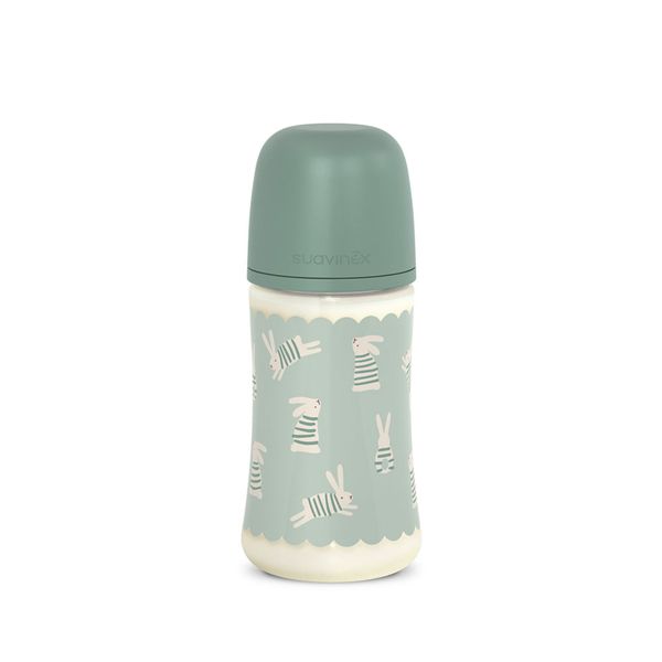 Wonderland biberon poliammide silicone 270ml azzurro - suavinex - Suavinex