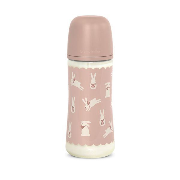 Wonderland biberon 360ml fl l  coniglio rosa - suavinex - Suavinex