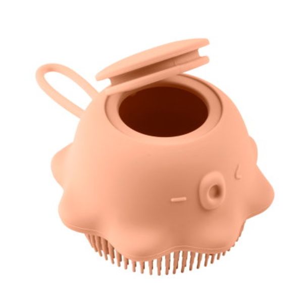Spazzola corpo con dispenser arancione - chicco - Chicco