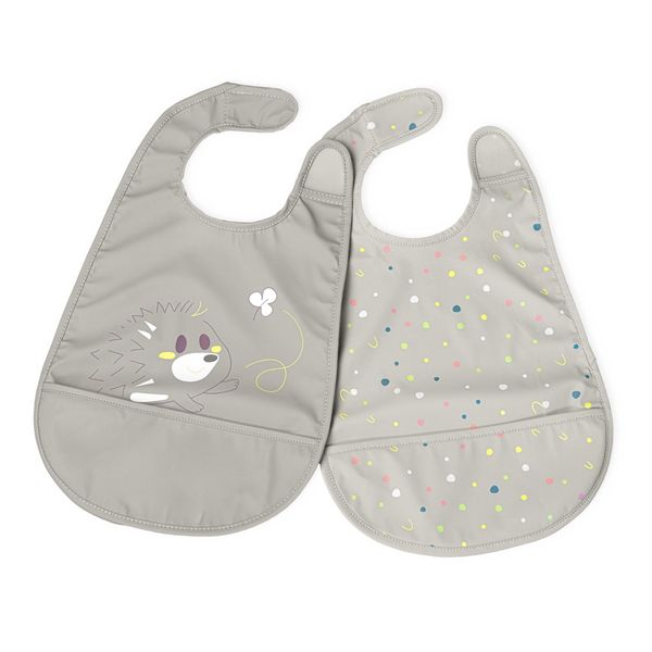 Bavagline pappa grigio 6m+ 2pz - chicco - Chicco