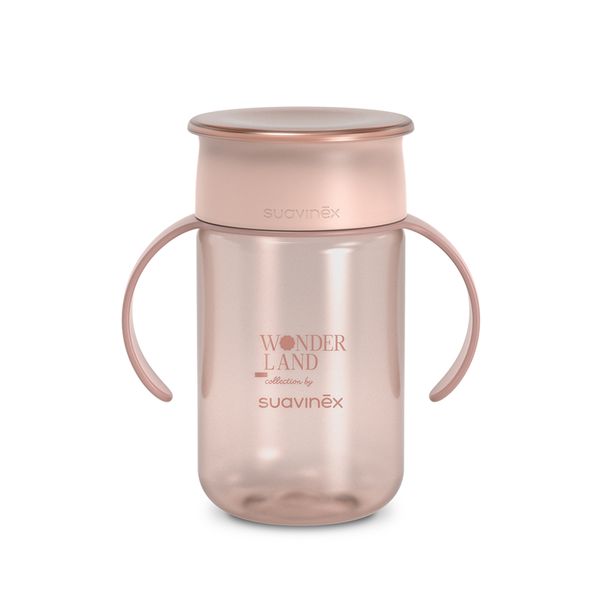 Wonderland tazza 360° 340ml +12m rosa - suavinex - Suavinex