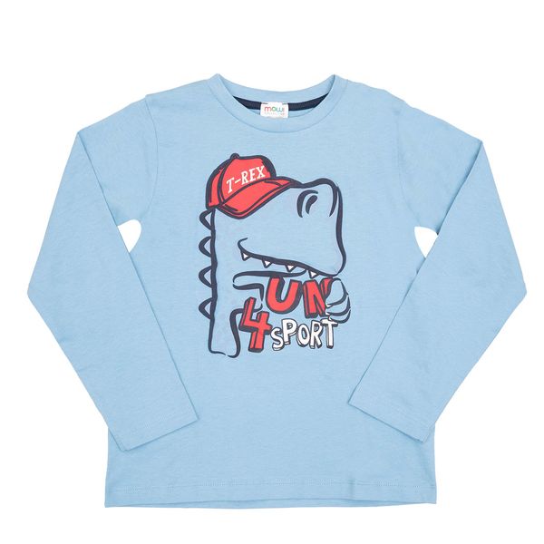 T-shirt a maniche lunghe bambino  "t-rex fun 4 sport" - Mawi