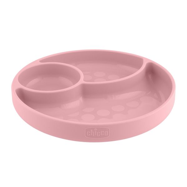 Piatto porzionato rosa 12m+ - chicco - Chicco