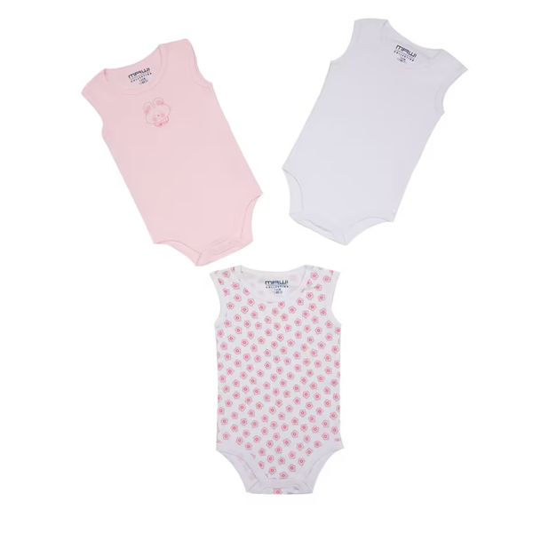Mawi pack x3 body rib fiori - Mawi