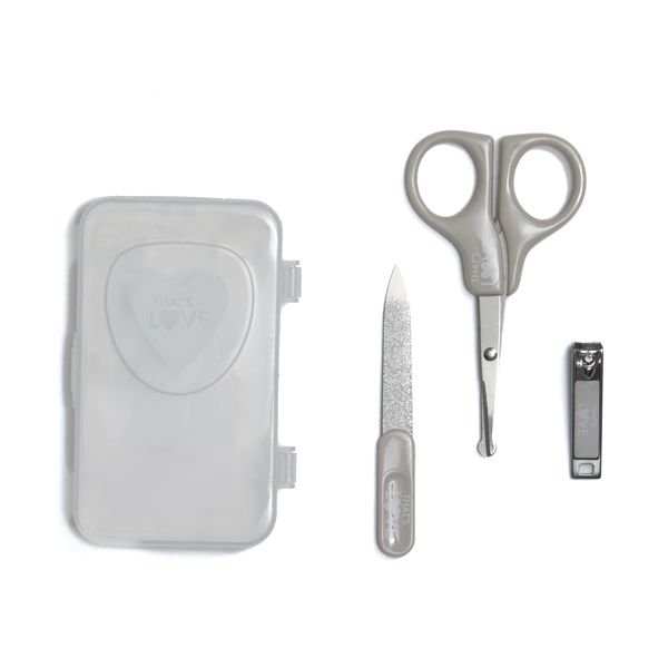 Set manicure 3 pz forbicine limetta tronchesino - that's love - That's Love