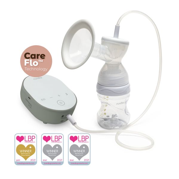 Tiralatte elettrico singolo a 3 fasi con coppe intercambiabili - materno smart 1287cx - nuvita - Nuvita