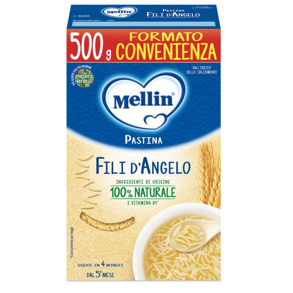 Pastina fili d'angelo 1x500g - mellin - Mellin