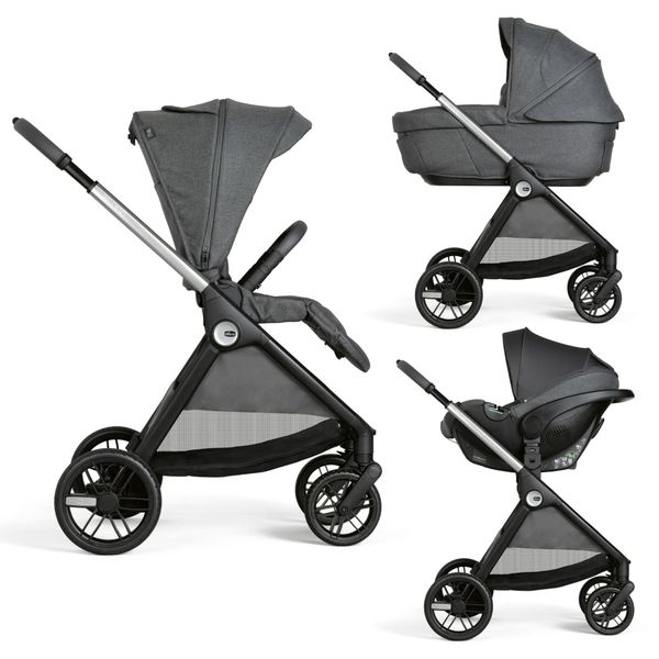 Trio bellagio 2 grand comfort kory plus - black satin - chicco - Chicco