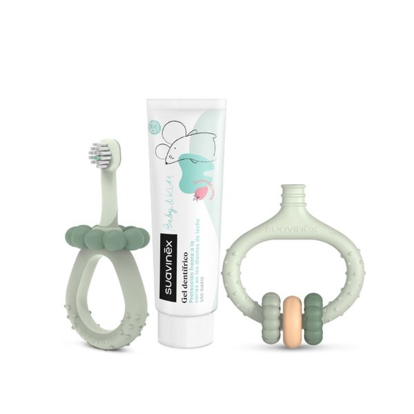 Oral care il mio primo set di igiene orale  +0m verde - suavinex - Suavinex