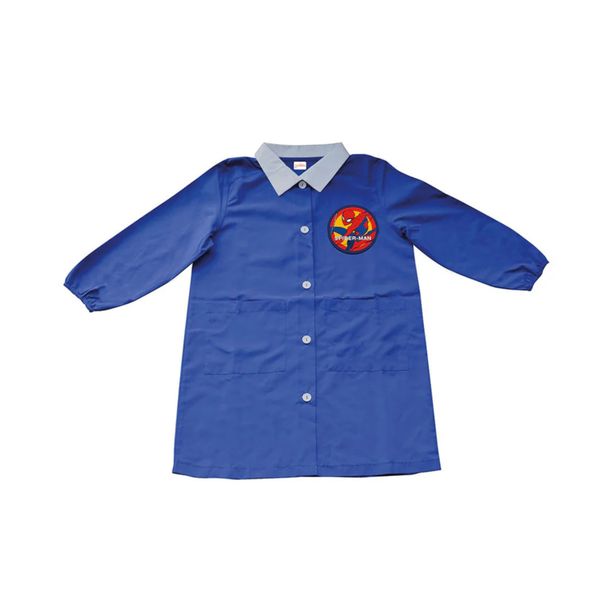 Grembiule scuola spiderman bambino blu con colletto bianco - coriex - Disney