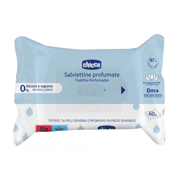 Salviettine profumate senza flip cover 60 pezzi - chicco - Chicco