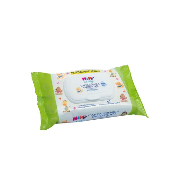 Carta igienica umidificata 50 pezzi - hipp baby - Hipp Baby