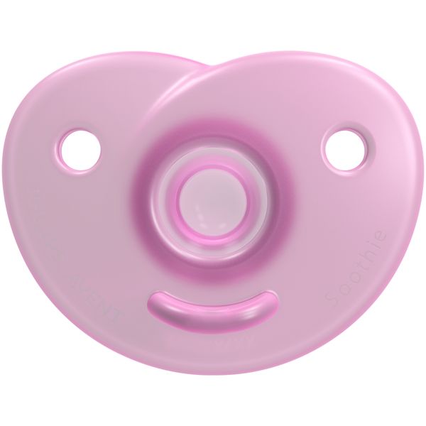 Soothie 0-6m design in silicone no bpa set da 2 soothie rosa - philips avent - Avent